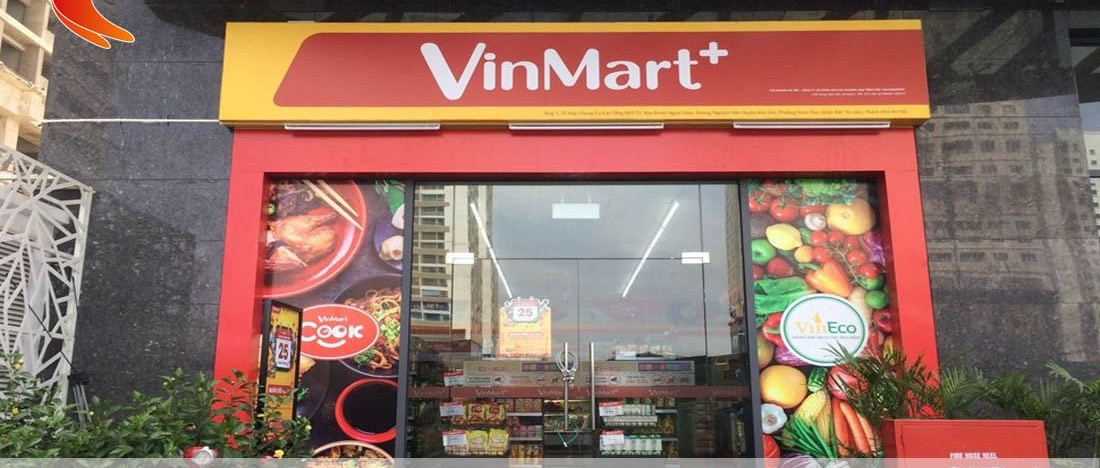 Mẫu thiết kế siêu thị mini Vinmart+