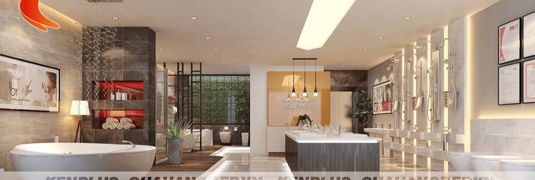 Dự án thiết kế showroom trưng bày thiết bị vệ sinh phong cách hiện đại