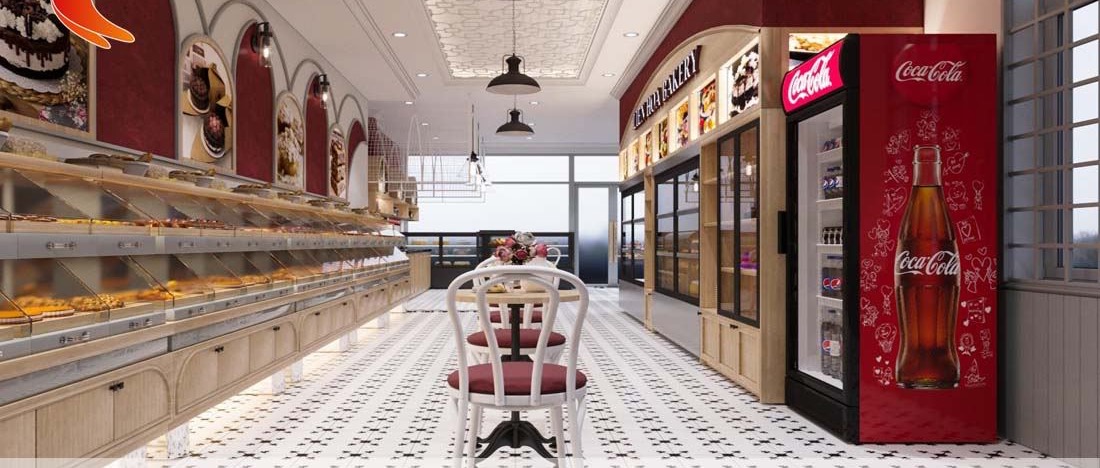 Mẫu thiết kế tiệm bánh kem Liên Hoa Bakery tại Đà Lạt