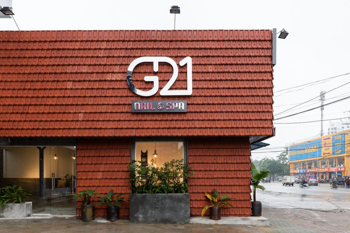 Mẫu thiết kế cửa hàng spa G21
