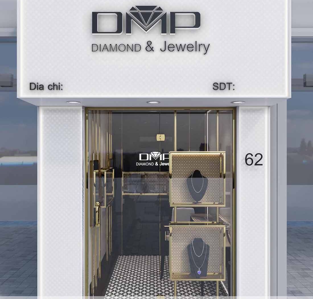 Cửa hàng trang sức 5m2 Diamond and Jewelry tại Hà Nội