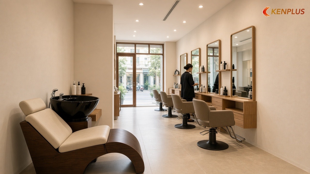 Vì sao 30 m² là quy mô nhỏ với một salon tóc nữ — Cách bố trí salon tóc nữ 30m² hợp lý Vì sao 30 m² là quy mô nhỏ với một salon tóc nữ — Cách bố trí salon tóc nữ 30m² hợp lý