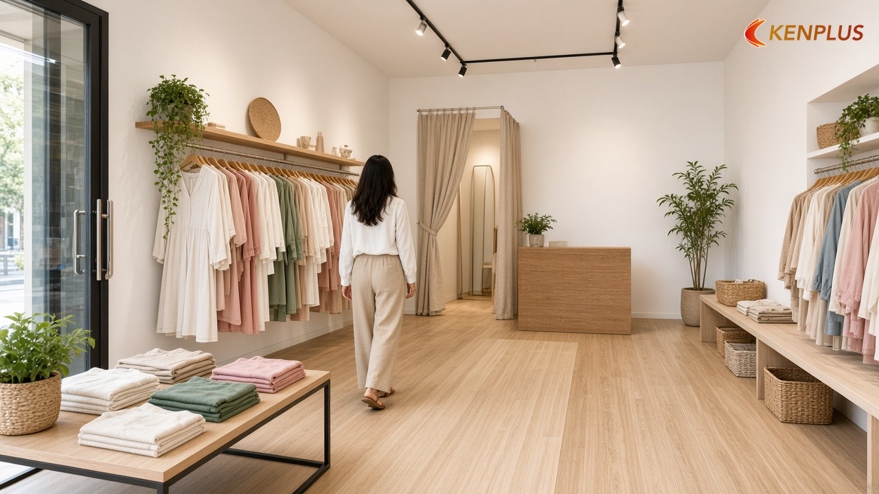 Tiêu chí 4: Vẽ đường đi của khách trước khi vẽ đồ — Cách chọn nhà thầu thi công shop thời trang nữ Tiêu chí 4: Vẽ đường đi của khách trước khi vẽ đồ — Cách chọn nhà thầu thi công shop thời trang nữ