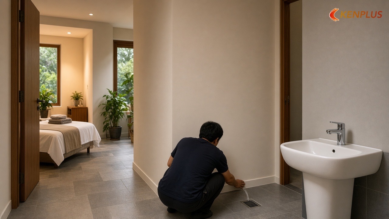 Đến xem tận nơi một spa nhà thầu đã làm — Cách chọn nhà thầu thi công spa mini