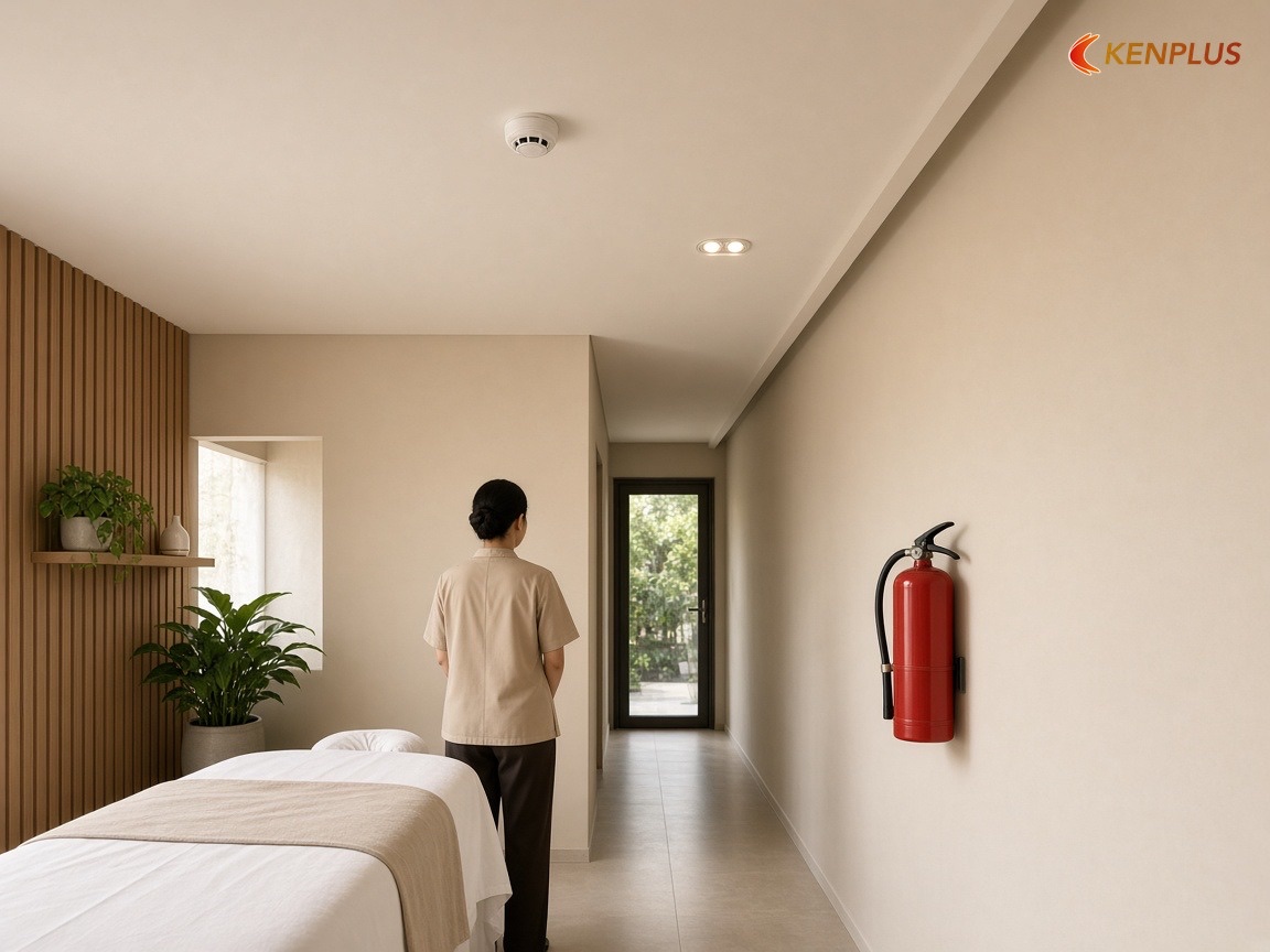PCCC cần tính từ lúc thiết kế — Chi phí thi công spa chăm sóc da 50m² PCCC cần tính từ lúc thiết kế — Chi phí thi công spa chăm sóc da 50m²