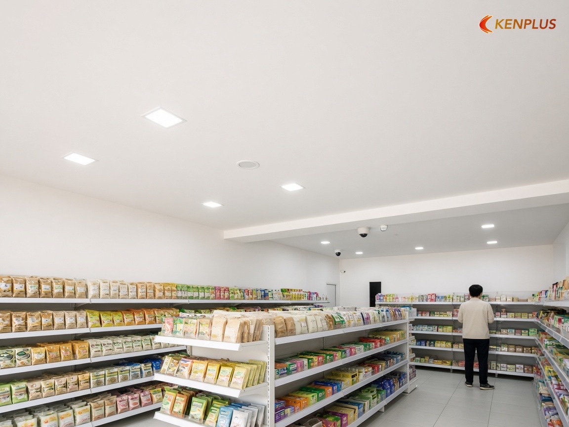Trần thạch cao: ưu điểm và những điểm phải tính trước — Cửa hàng tiện lợi mini: trần mở hay trần thạch cao Trần thạch cao: ưu điểm và những điểm phải tính trước — Cửa hàng tiện lợi mini: trần mở hay trần thạch cao