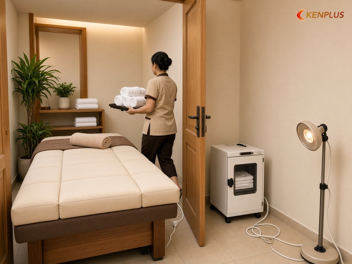 Vì sao giường đẹp vẫn làm phòng chật — Kích thước giường spa spa mini bao nhiêu hợp lý Vì sao giường đẹp vẫn làm phòng chật — Kích thước giường spa spa mini bao nhiêu hợp lý