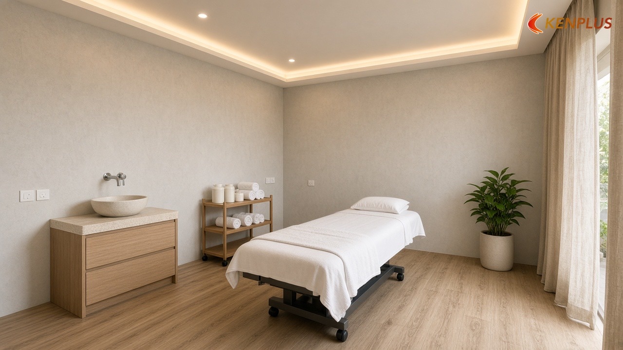 Tham khảo chi phí từ công trình đã làm — Kích thước giường spa spa mini bao nhiêu hợp lý Tham khảo chi phí từ công trình đã làm — Kích thước giường spa spa mini bao nhiêu hợp lý