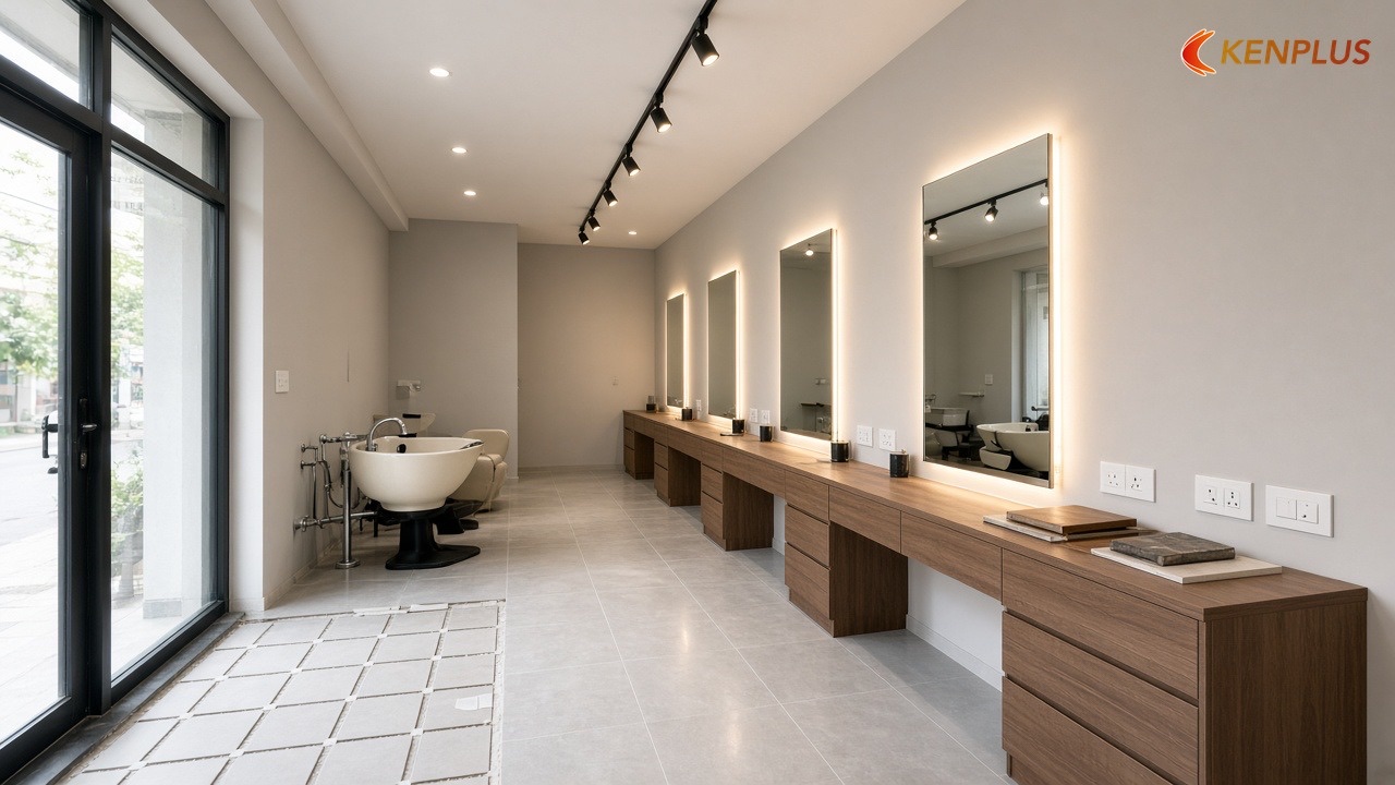 Tham khảo chi phí từ công trình đã làm — Mẫu thiết kế salon tóc nữ đẹp, dễ thi công