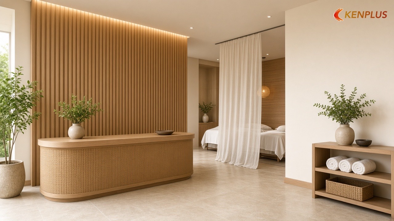 Tham khảo chi phí từ công trình đã làm — Mở spa trị liệu 80m² cần bao nhiêu tiền Tham khảo chi phí từ công trình đã làm — Mở spa trị liệu 80m² cần bao nhiêu tiền