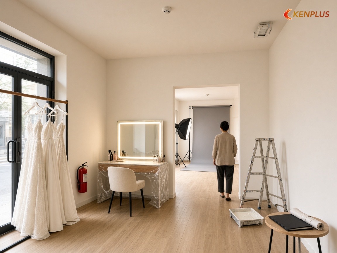 Thứ tự thủ tục gợi ý — trước khai trương — Mở studio áo cưới cần giấy phép gì