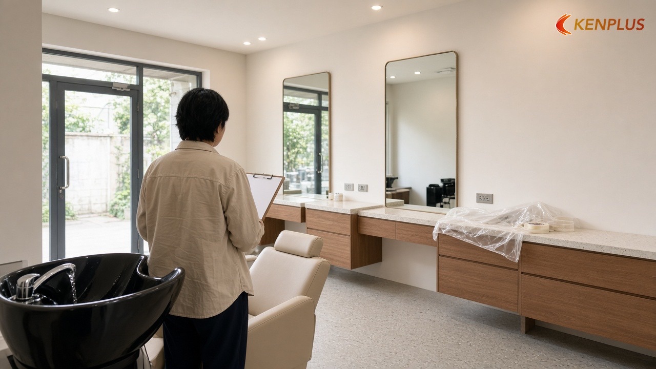 Nghiệm thu, thanh toán và bàn giao — Quy trình thi công salon tóc nữ từ A đến Z