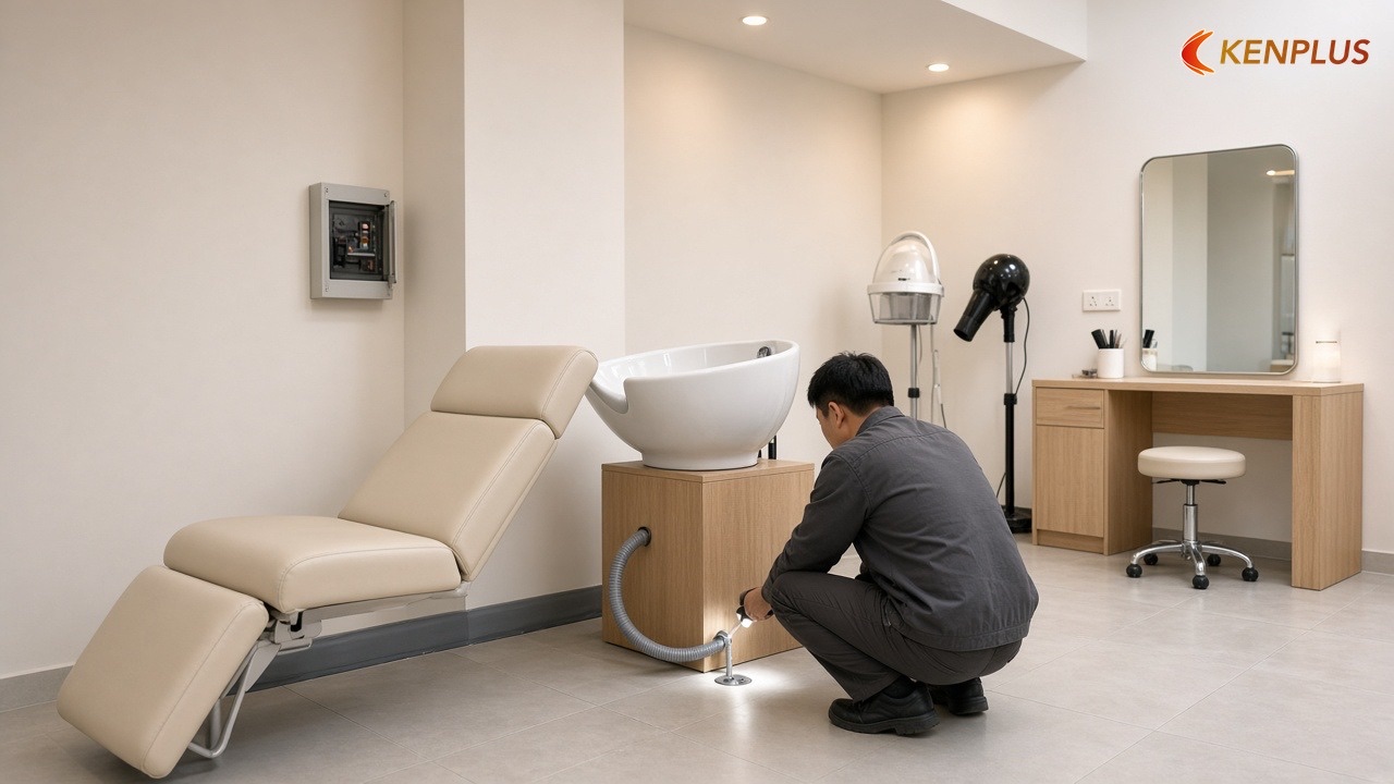 Những lỗi nên soát trước khi nhận bàn giao — Quy trình thi công salon tóc nữ từ A đến Z