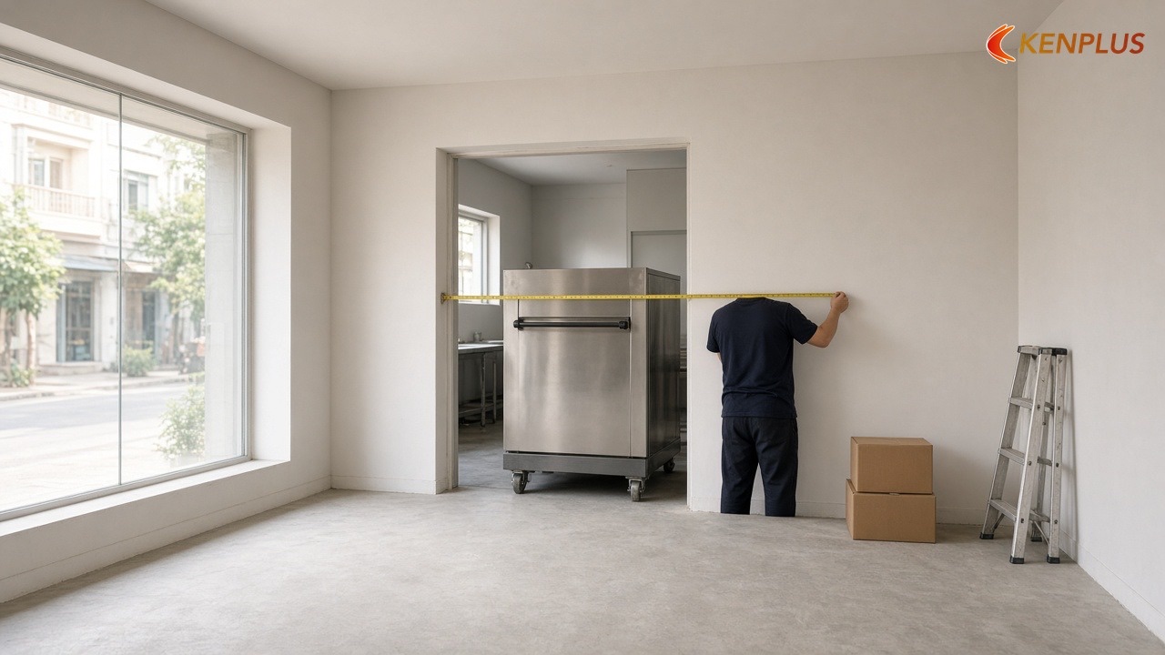 Chuẩn bị trước thi công — khảo sát và bản vẽ — Quy trình thi công tiệm bánh ngọt từ A đến Z Chuẩn bị trước thi công — khảo sát và bản vẽ — Quy trình thi công tiệm bánh ngọt từ A đến Z