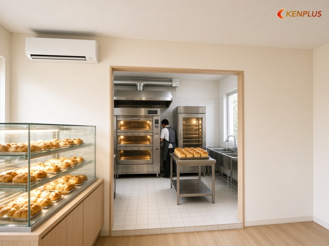 Lắp máy, chạy thử và dọn vệ sinh — Quy trình thi công tiệm bánh ngọt từ A đến Z Lắp máy, chạy thử và dọn vệ sinh — Quy trình thi công tiệm bánh ngọt từ A đến Z