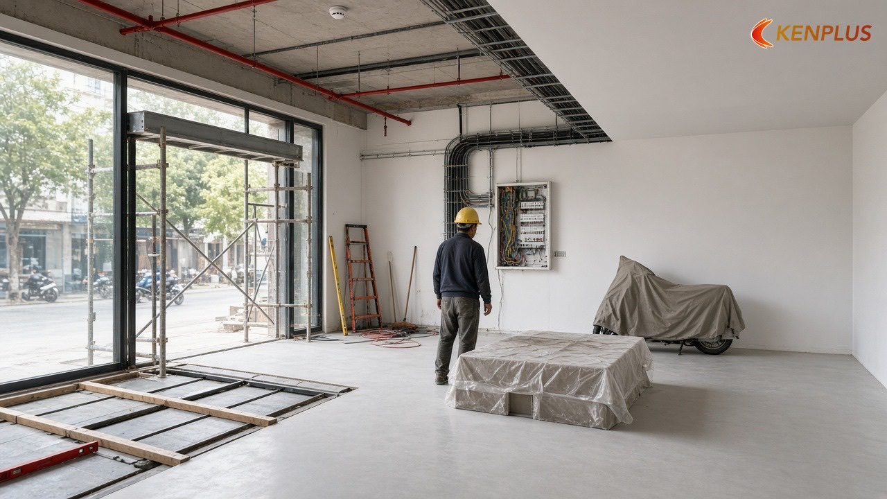 Yếu tố kéo dài timeline — tránh underestimation — Thi công showroom xe máy mất bao lâu Yếu tố kéo dài timeline — tránh underestimation — Thi công showroom xe máy mất bao lâu