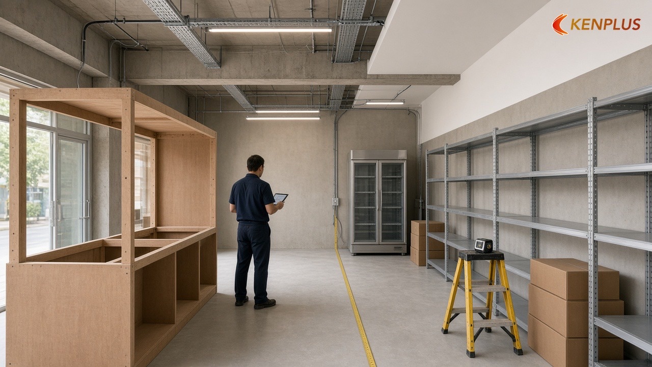 Làm việc với đơn vị thiết kế theo từng bước — Thiết kế cửa hàng tiện lợi mini tại Hà Nội Làm việc với đơn vị thiết kế theo từng bước — Thiết kế cửa hàng tiện lợi mini tại Hà Nội