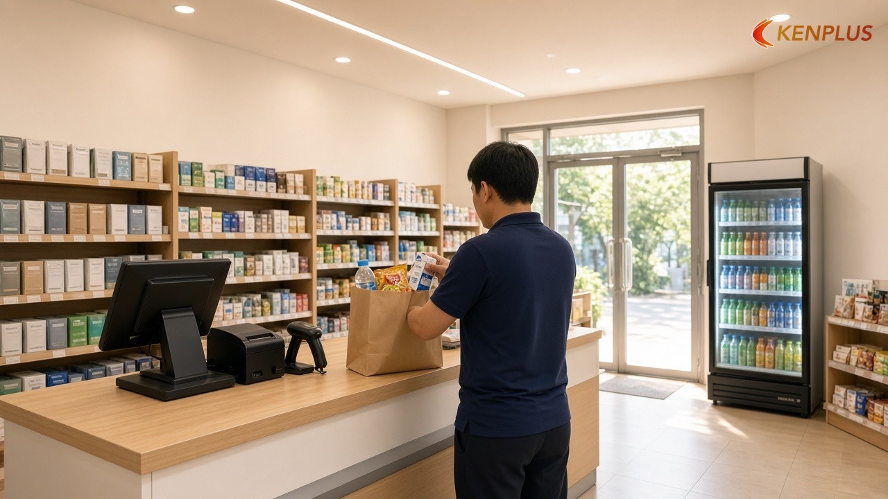 Vai trò quầy thu ngân trong siêu thị mini — Thiết kế quầy POS cho siêu thị mini Vai trò quầy thu ngân trong siêu thị mini — Thiết kế quầy POS cho siêu thị mini