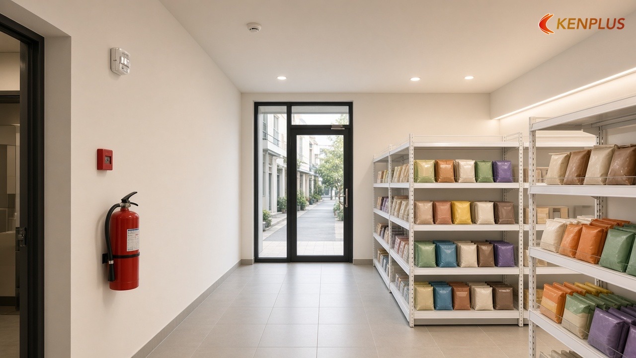 Giấy tờ có ảnh hưởng tới bản vẽ — Ý tưởng thiết kế siêu thị mini 100m²