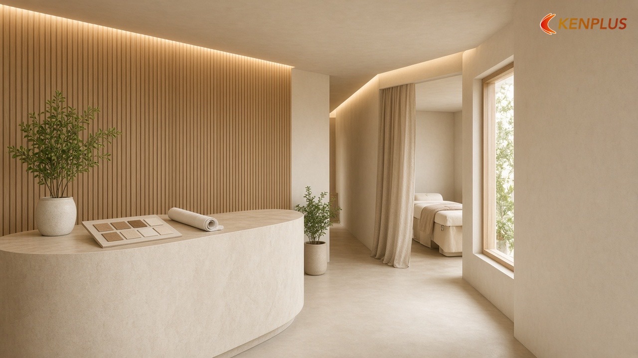 Tham khảo chi phí từ công trình đã làm — Ý tưởng thiết kế spa chăm sóc da 80m² Tham khảo chi phí từ công trình đã làm — Ý tưởng thiết kế spa chăm sóc da 80m²