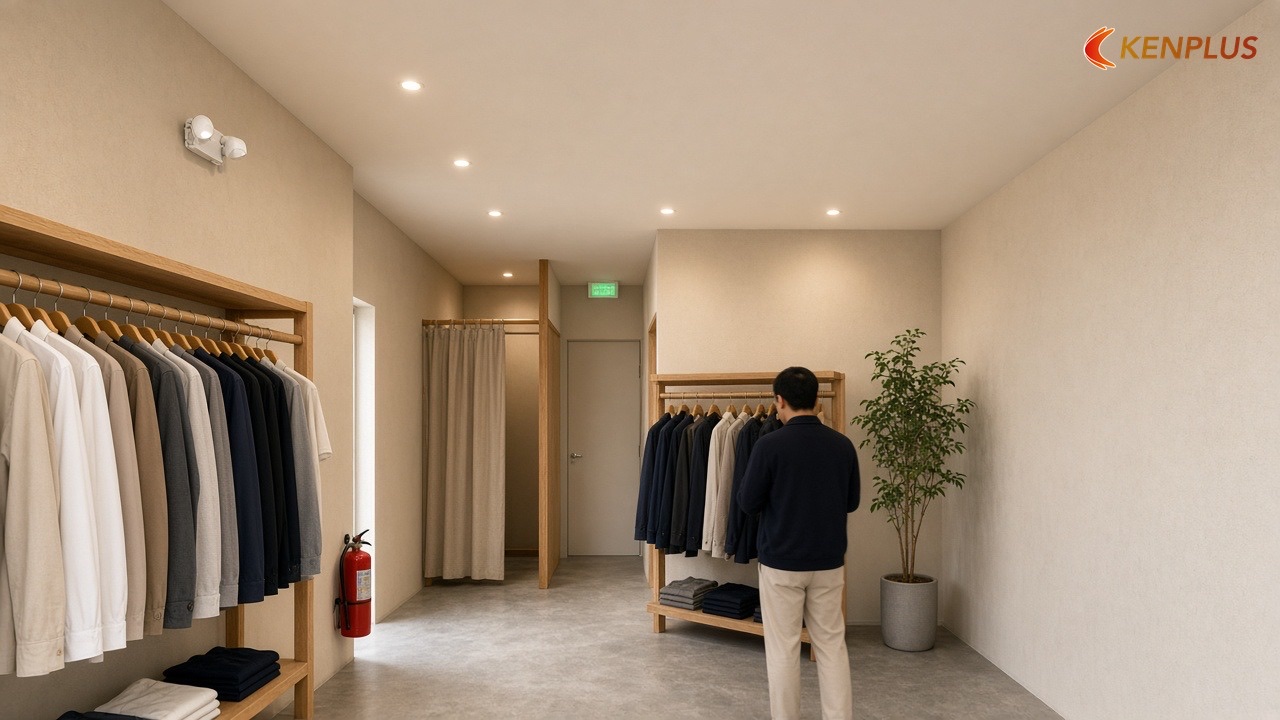 Tham khảo chi phí từ công trình đã làm — Yêu cầu PCCC khi mở shop thời trang nam