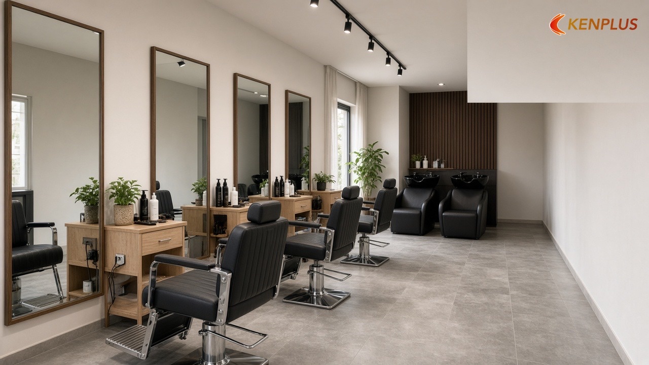 Salon tóc và tiệm cắt tóc nam