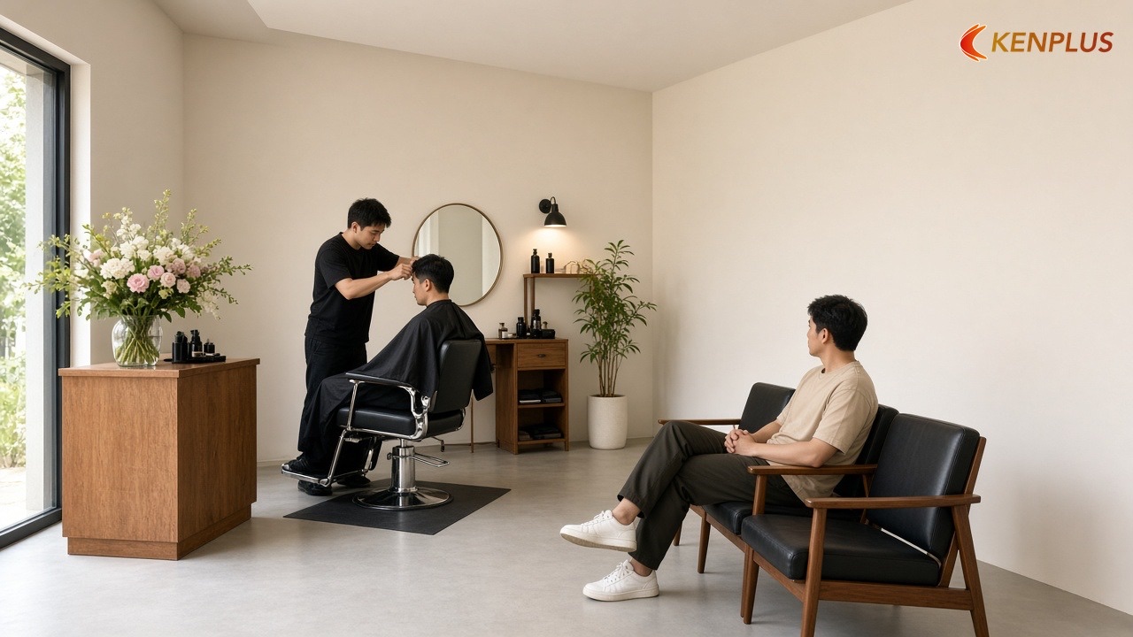 Những khách đầu tiên của salon
