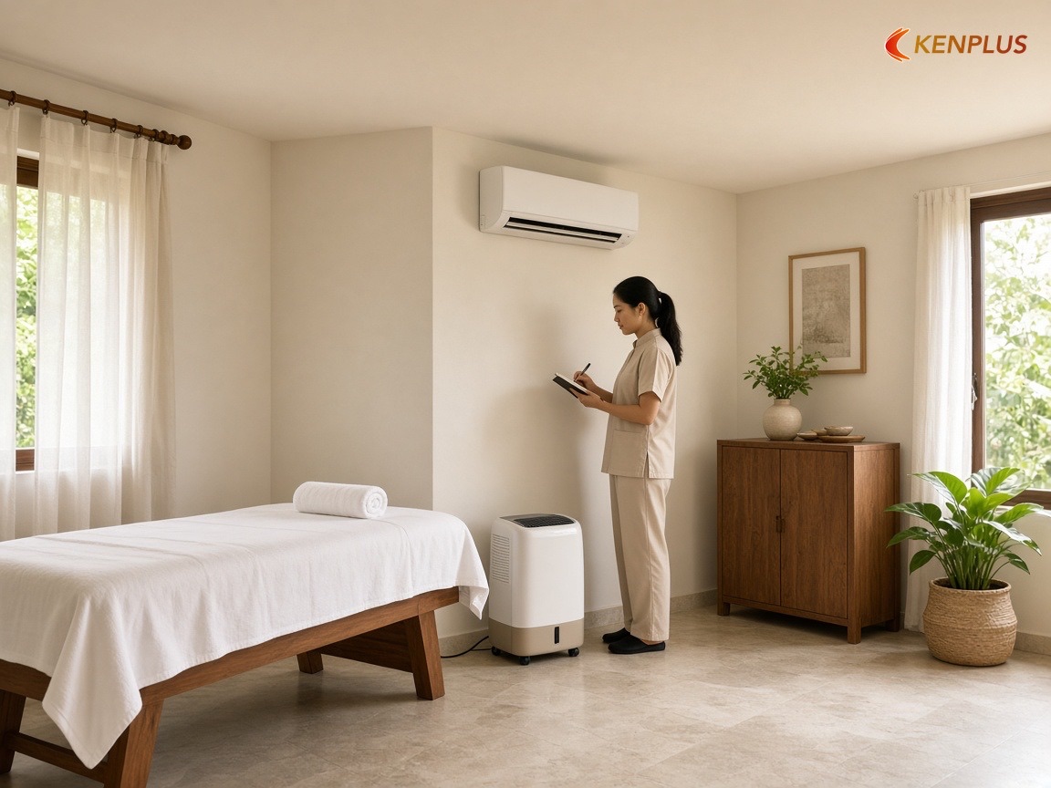 Kiểm tra máy móc định kỳ trong spa
