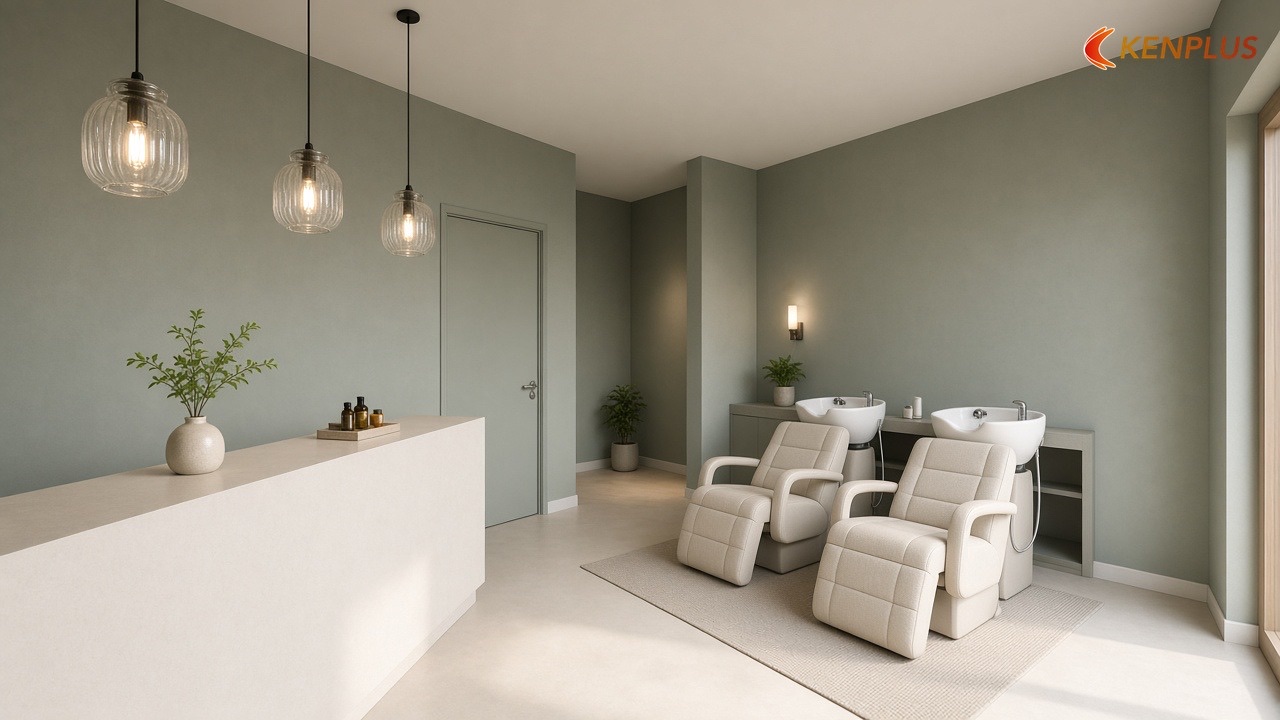 Spa 30 m² và spa 60 m²: khác nhau ở số phòng
