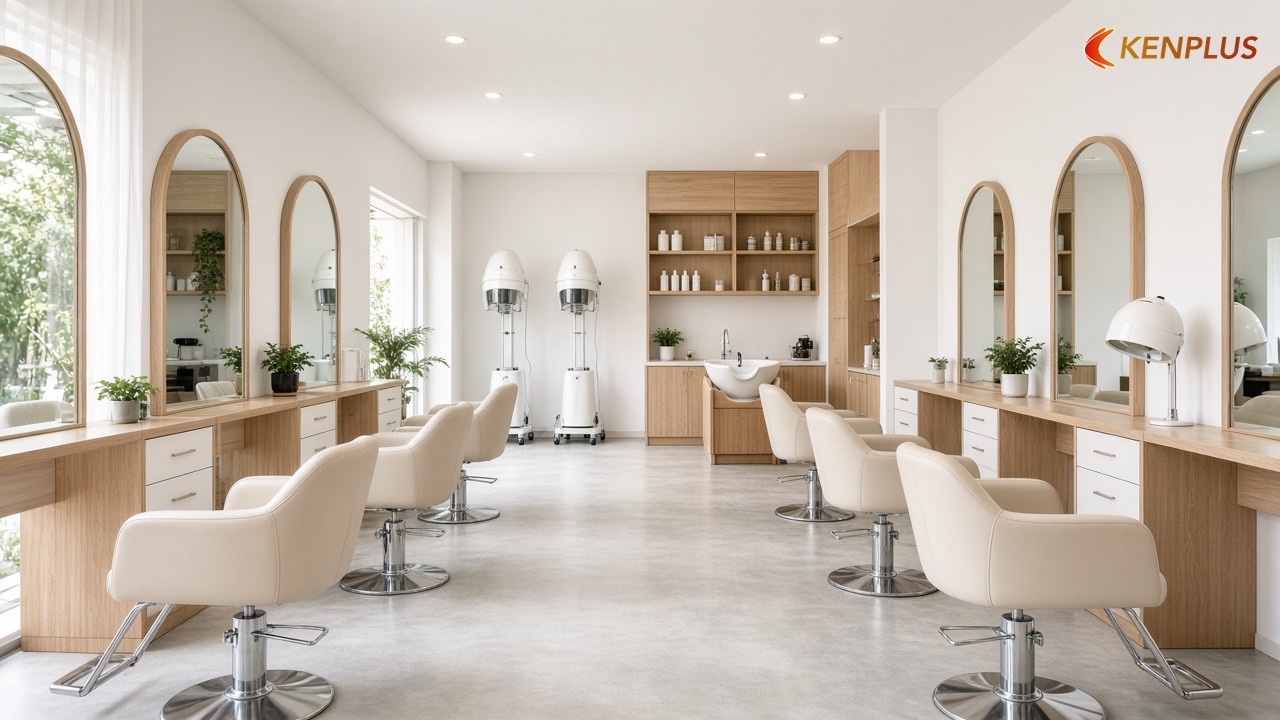 Barber khác salon nữ ở mặt bằng thế nào