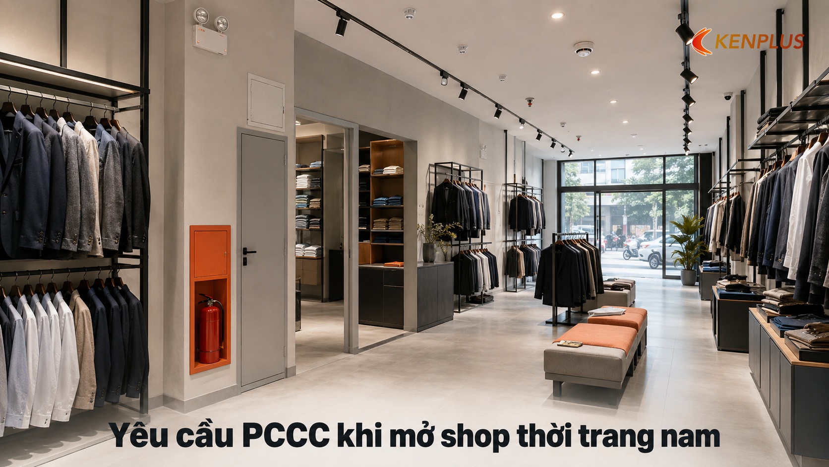 Yêu cầu PCCC khi mở shop thời trang nam