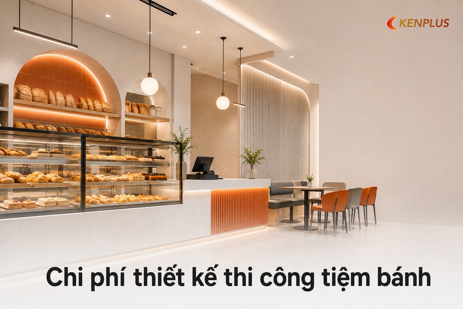 Chi phí thiết kế thi công tiệm bánh
