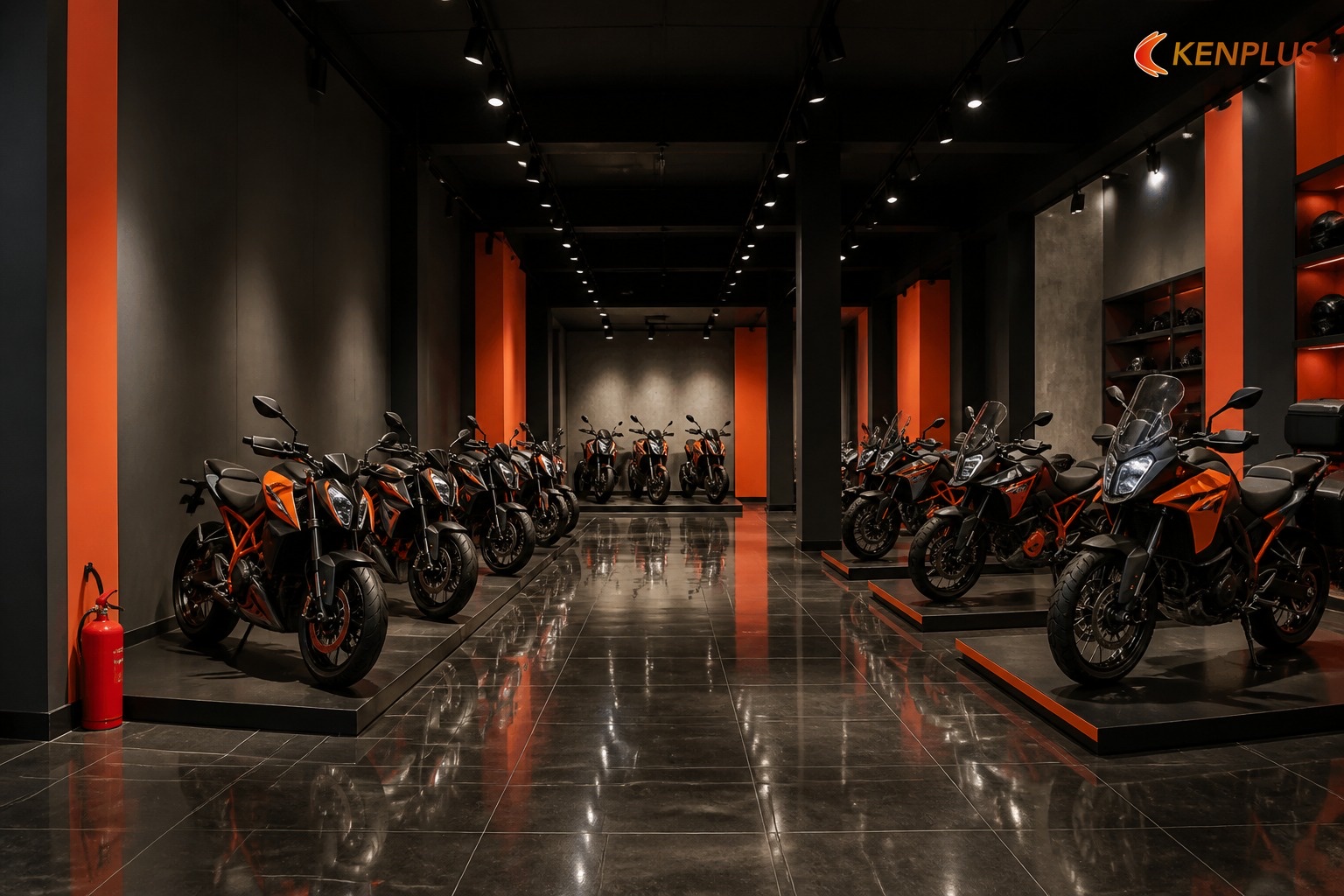 Yêu cầu PCCC khi mở showroom xe máy