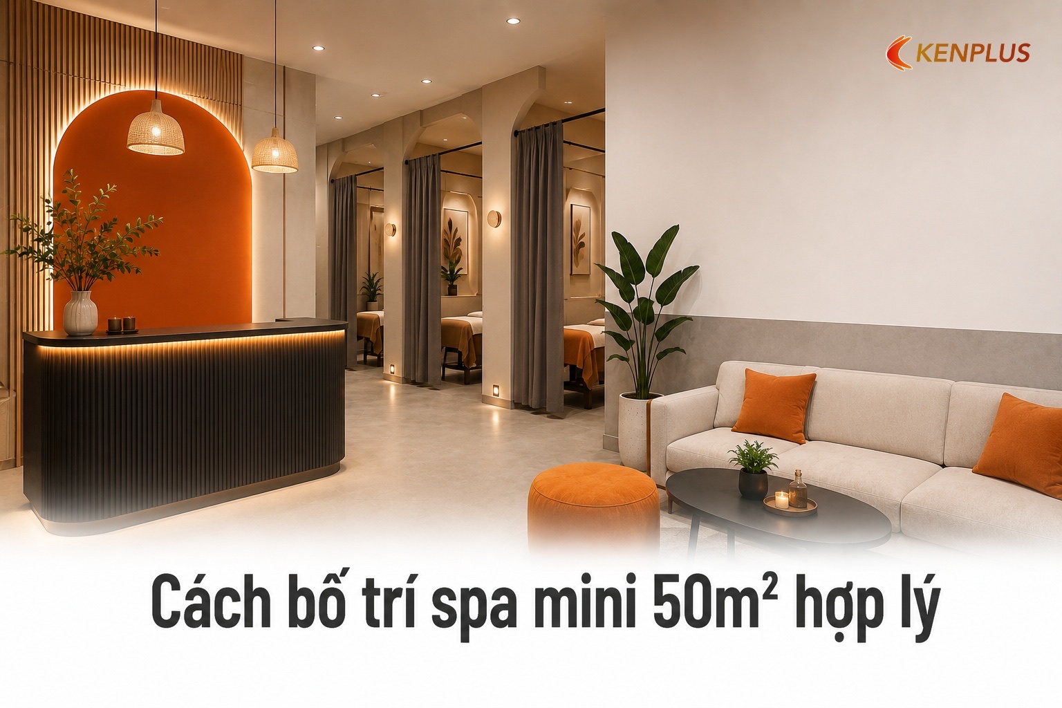 Cách bố trí spa mini 50m² hợp lý