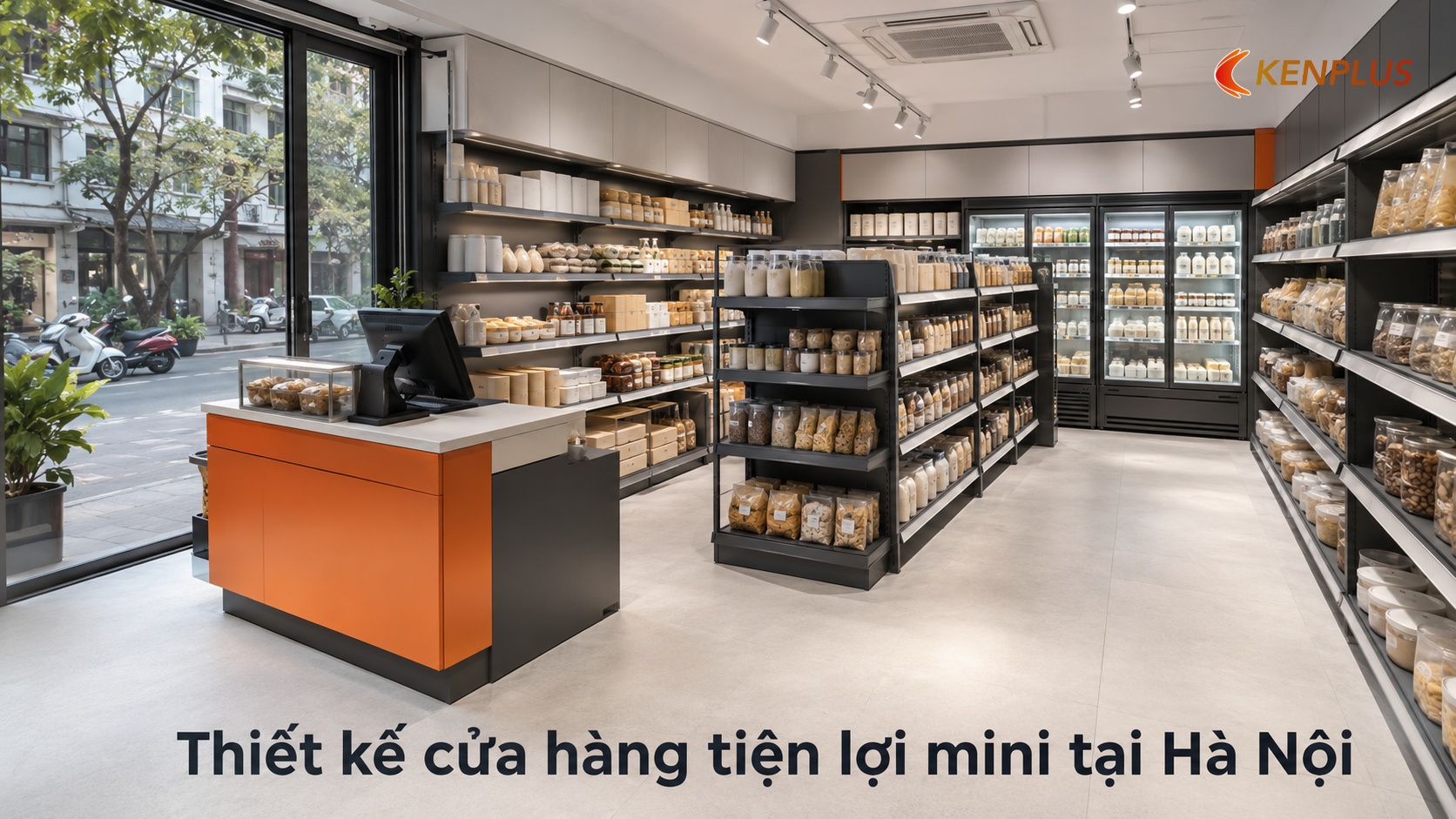 Thiết kế cửa hàng tiện lợi mini tại Hà Nội