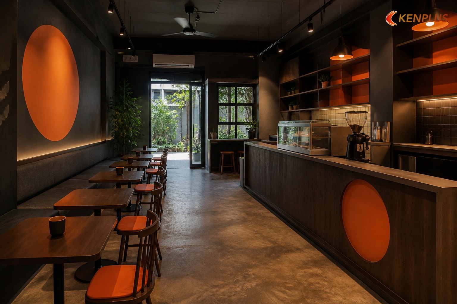 Mẫu thiết kế quán cafe nhỏ đẹp, dễ thi công