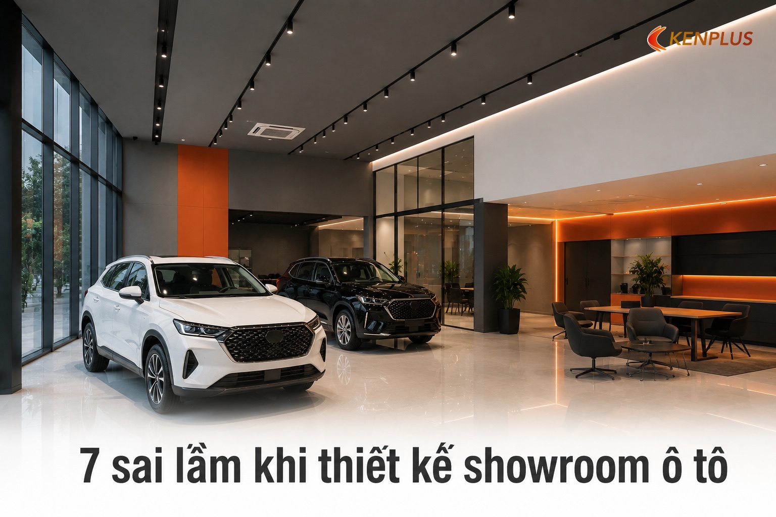 7 sai lầm khi thiết kế showroom ô tô