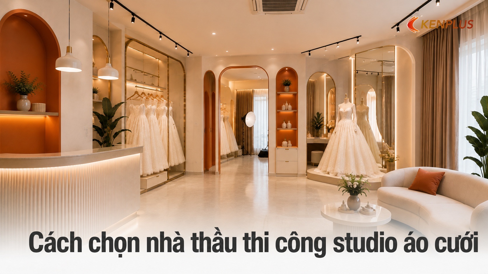 Cách chọn nhà thầu thi công studio áo cưới