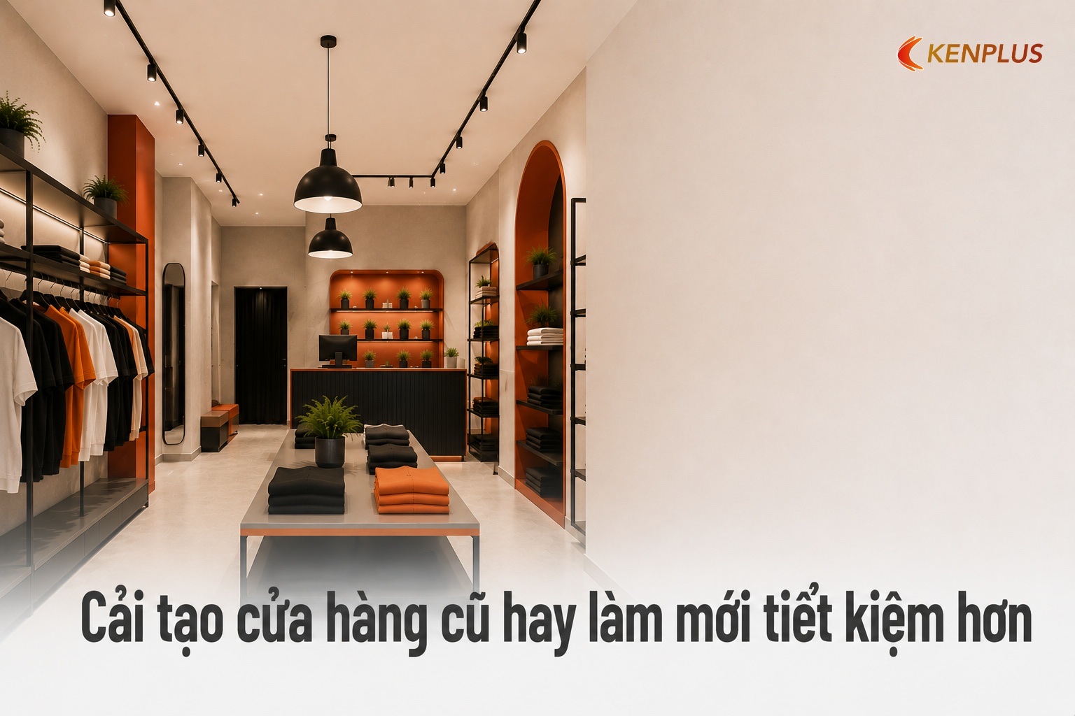 Cải tạo cửa hàng cũ hay làm mới tiết kiệm hơn