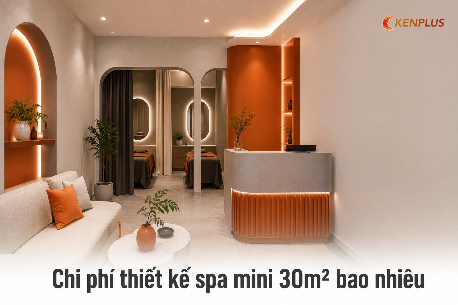 Chi phí thiết kế spa mini 30m² bao nhiêu