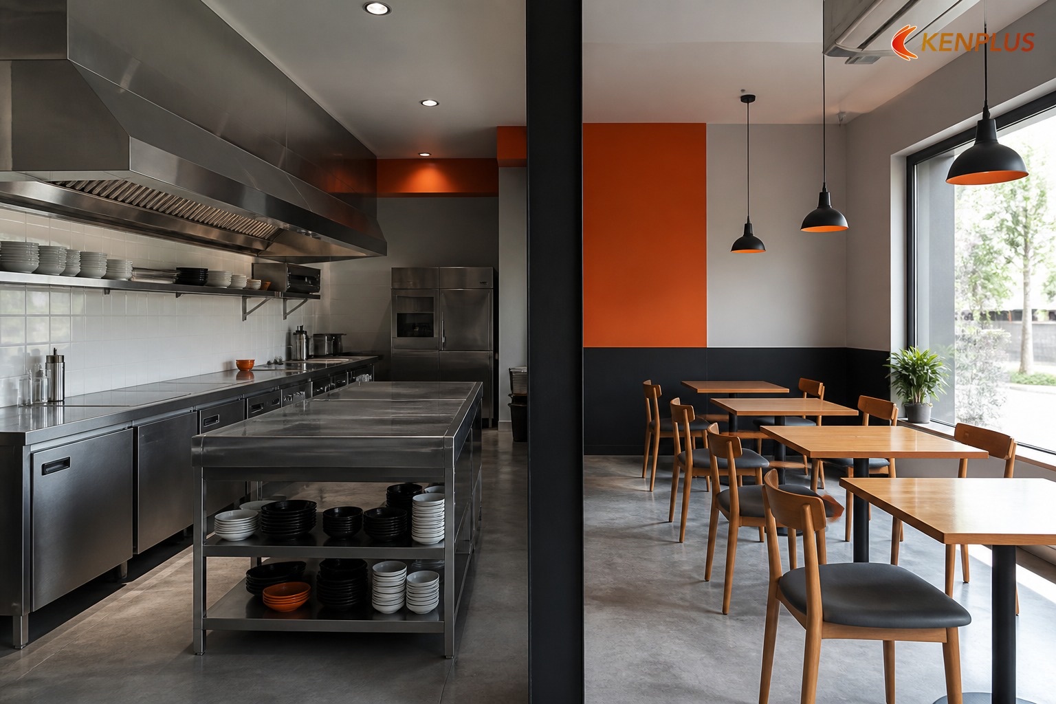 So sánh cloud kitchen vs quán sit-in cùng món