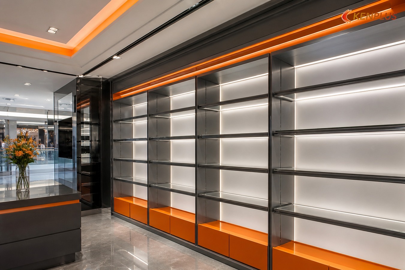 Nguyên tắc phân khu trước khi vẽ sơ đồ — Mặt bằng shop mỹ phẩm cao cấp 40m² bố trí thế nào