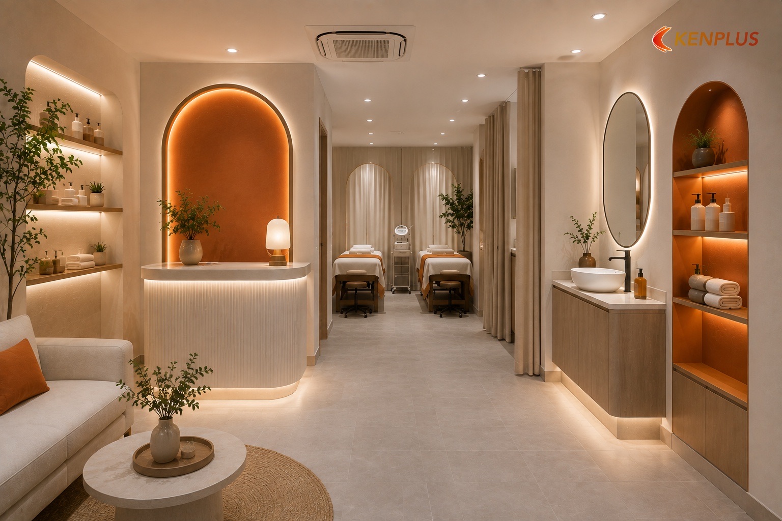 Chăm sóc da trên 50 m² — chốt dịch vụ trước khi chia phòng — Chi phí thi công spa chăm sóc da 50m² Chăm sóc da trên 50 m² — chốt dịch vụ trước khi chia phòng — Chi phí thi công spa chăm sóc da 50m²