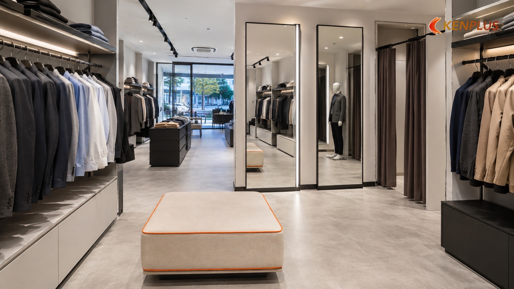 Vì sao gương toàn thân quyết định trải nghiệm shop nam — Thiết kế gương toàn thân cho shop thời trang nam Vì sao gương toàn thân quyết định trải nghiệm shop nam — Thiết kế gương toàn thân cho shop thời trang nam