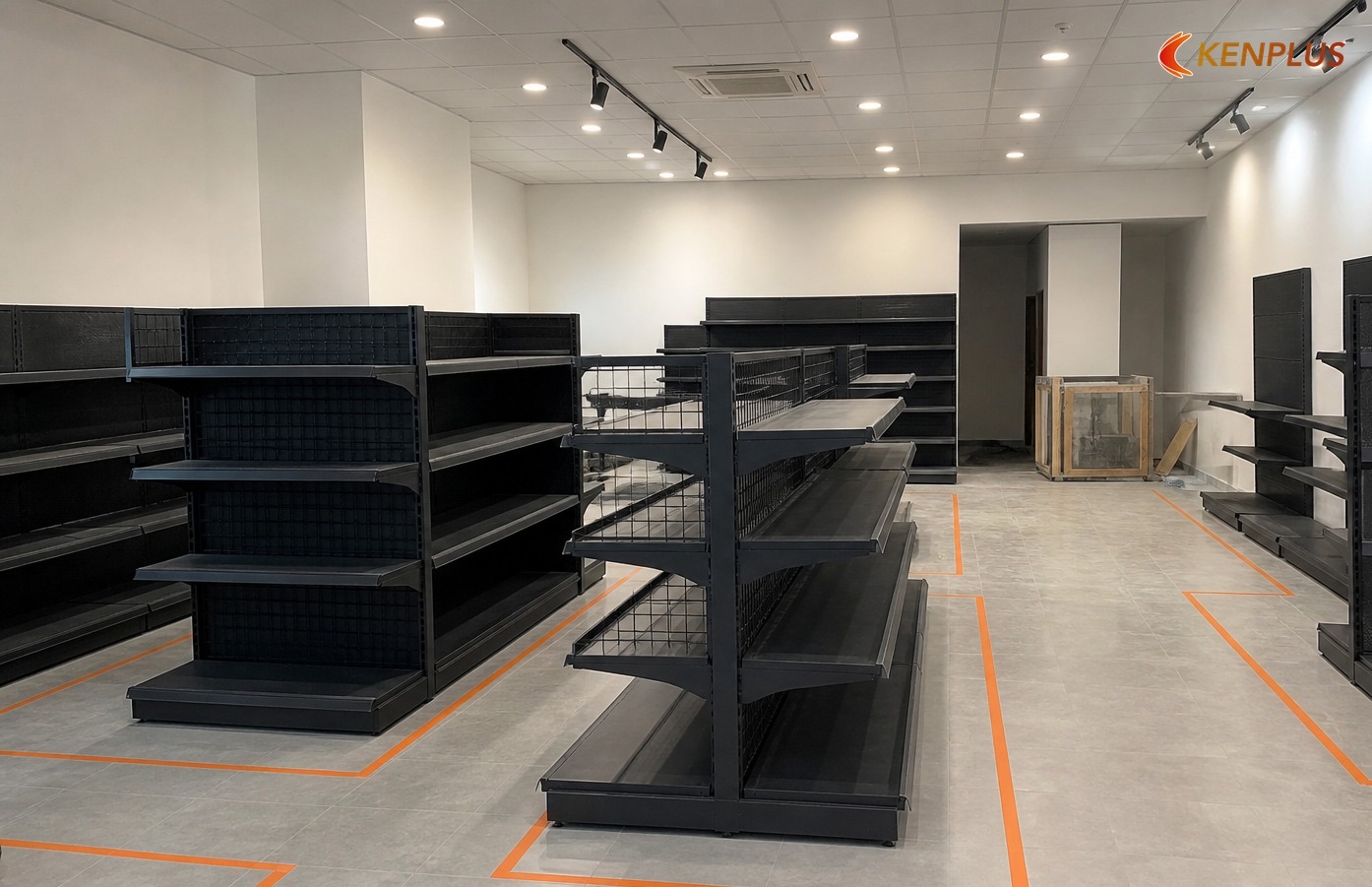 Sơ đồ luồng mua hàng — bảng thiết kế trước khi kệ cố định — Thi công siêu thị mini mất bao lâu Sơ đồ luồng mua hàng — bảng thiết kế trước khi kệ cố định — Thi công siêu thị mini mất bao lâu