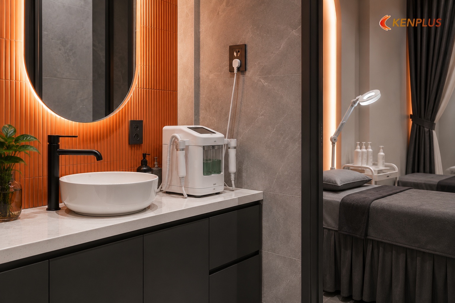 Điện vùng ướt — lavabo, steamer, phòng treatment — Yêu cầu PCCC khi mở spa chăm sóc da Điện vùng ướt — lavabo, steamer, phòng treatment — Yêu cầu PCCC khi mở spa chăm sóc da