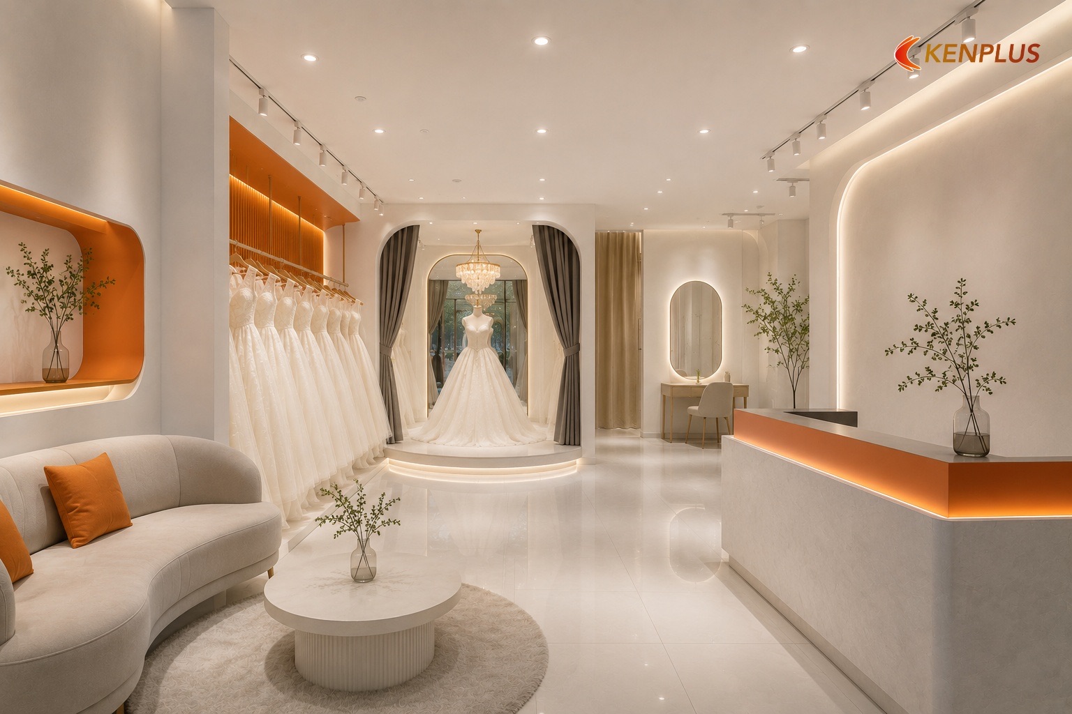 Vì sao 60 m² khó bố trí hơn studio 100–400 m² — Cách bố trí studio áo cưới 60m² hợp lý Vì sao 60 m² khó bố trí hơn studio 100–400 m² — Cách bố trí studio áo cưới 60m² hợp lý