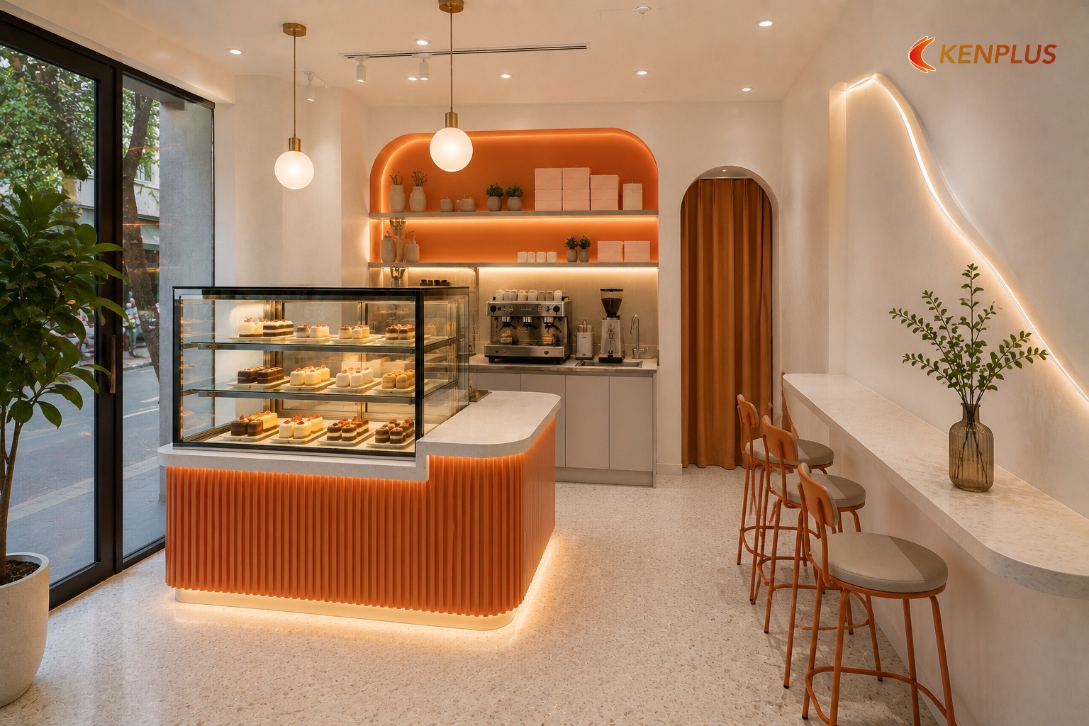 Phí thiết kế tiệm bánh 20 m²: cách tính và hạng mục nhận được — Chi phí thiết kế tiệm bánh ngọt 20m² bao nhiêu Phí thiết kế tiệm bánh 20 m²: cách tính và hạng mục nhận được — Chi phí thiết kế tiệm bánh ngọt 20m² bao nhiêu