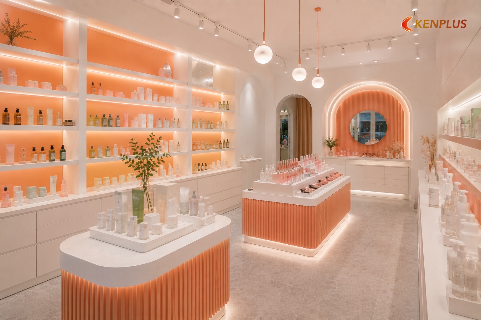 MDF melamine trong ngữ cảnh K-beauty — MDF hay plywood cho shop mỹ phẩm Hàn Quốc MDF melamine trong ngữ cảnh K-beauty — MDF hay plywood cho shop mỹ phẩm Hàn Quốc