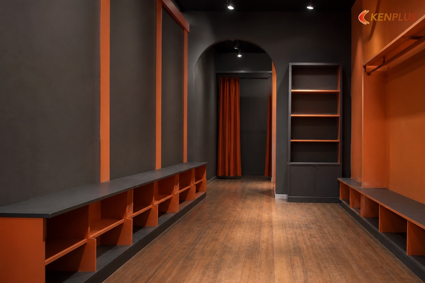 Cửa, kính và vật cản entry trên 3m — Thiết kế shop thời trang trẻ em mặt tiền 3m Cửa, kính và vật cản entry trên 3m — Thiết kế shop thời trang trẻ em mặt tiền 3m